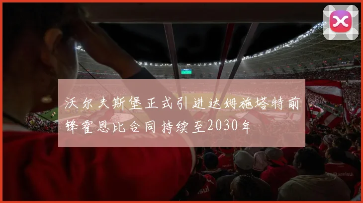 沃尔夫斯堡正式引进达姆施塔特前锋霍恩比合同持续至2030年
